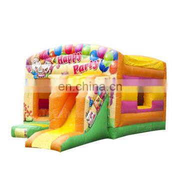 Happy party Maxi Moonwalk Castle Cheap Inflatable Bouncer Wet Dry Bounce House For Sale