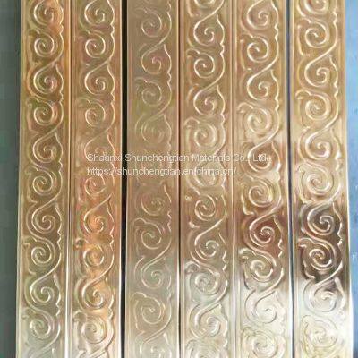 Embossed PVD Plating Color Stainless Steel Tube for Gate Guardrail photo-3