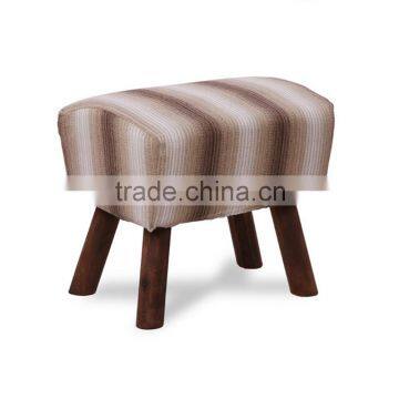 Modern Upholstery Stool,Fabric Covered Stool,Wood Stool photo-4
