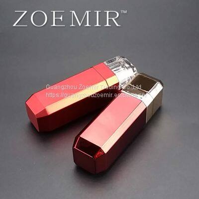 High Quality Cosmetic Packaging Empty Luxury Crystal Lipstick Tube photo-5