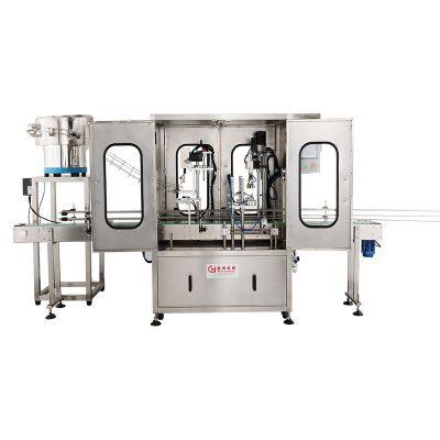 Hot Sale Plastic Lids Caping Tightening Machine Lubricant Oil/cooking Oil/ Urea Automatic Capping Machine With Lid Loader photo-2