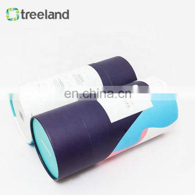 Custom Rigid Pillow Round Kraft Paper Tube Packaging photo-5