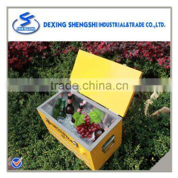 25qt metal steel truck storage box with lids