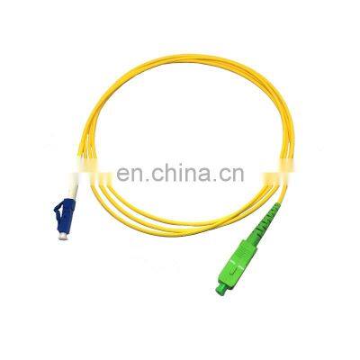 Fiber optic jumper cable 10meters 3.0mm SC/APC-LC/UPC  Simplex Single mode G652D hot selling single mode fiber optic patch cord