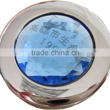 Custom Logo Metal Lady Button