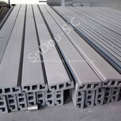 SiC Beams with silicon carbide Ceramics working temp1380-1650C  supplier by China Tangshan SnDou SiC Ceramics Factory