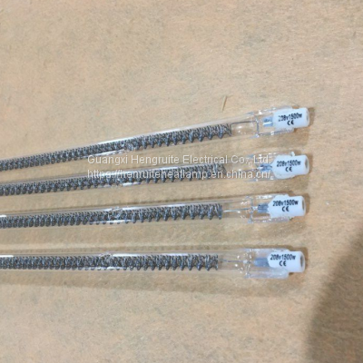 Medium Wave Quartz Lamp 650mm 240v 1500w for Printing Flash Cures Dryer photo-2