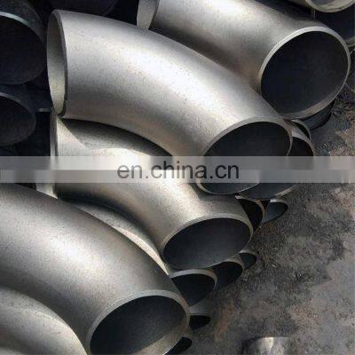 High Grade 45 60 90 degree stainless steel pipe fitting elbow