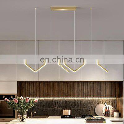 New Led Chandelier Lamp For Kitchen Dining Room Minimalist Ceiling Hanging Lights Decor Restaurant Suspension Light Fixture