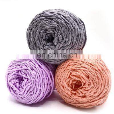 Solid Color High Quality Yarn Rug Cone Wool Tufting Cotton Yarn For Rug