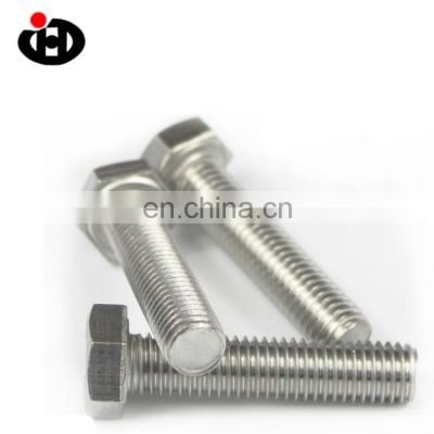 JINGHONG M12X25 DIN933 ss304 316 Hex Bolt Weight