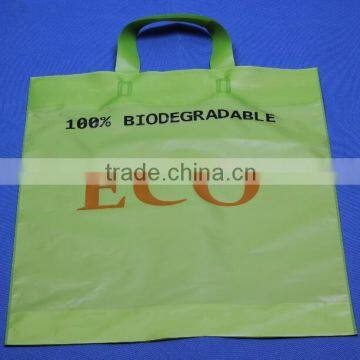 PBAT Soft Loop Handle Bag, Echofriendly Plastic Bags, Biodegradable bags