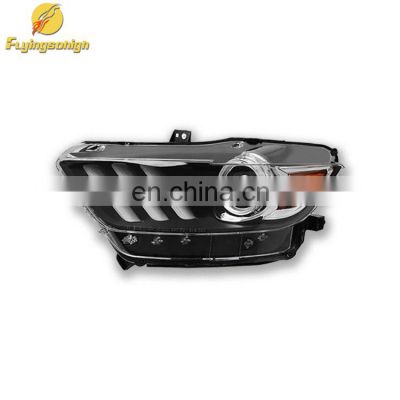 USA MODEL DRL LED Projector Auto Head Lamp Headlight For FORD Mustang 2015 Car Auto Lamp E-Mark Approved