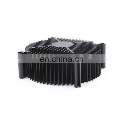 China Manufacturer Professional Design Round Heat Sink Extrusion 6063 Aluminum Heat Sink