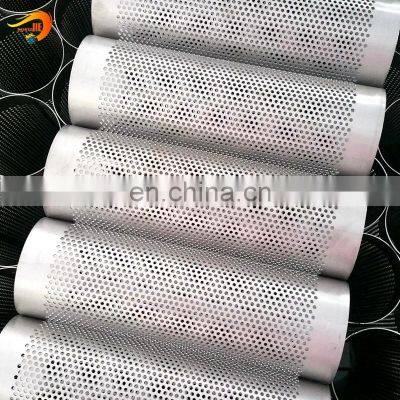 SS304 316 430 Stainless Steel Cylinder Perforated Filter Tube photo-5