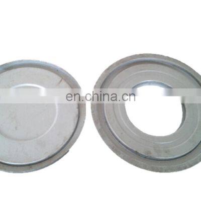 0.6-0.8 mm thickness Galvanized  Filter Metal End Caps for air filters