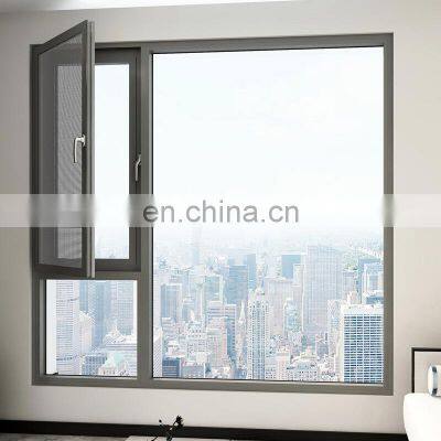 Fancy Window Design Aluminum Double Pane Casement Window Aluminium Alloy Casement Windows