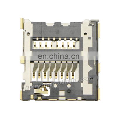 Self-Elastic MicroSD Card TF Card Holder, 8-Contact SD Card Connector