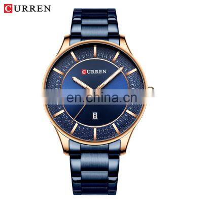 CURRE Brand Luxury Men's Watch For Boyfriend Tailored Stainless Steel Japanese Quartz Men's Watch photo-4