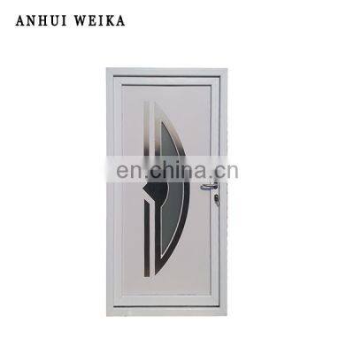 top sale product 2021 pvc bathroom plastic door 24x80 frosted glass door water proof  slide away doors opaque glass