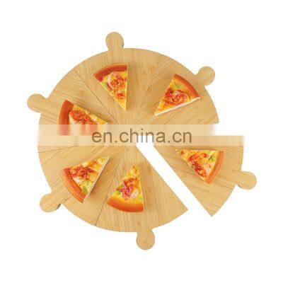 Organic Bamboo Pizza Spatula Paddle & Cutting Board with Handle