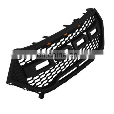 Ford SUV Auto Parts Black Front Bumper Grille W LED Lighting Custom Modified ABS 2016-2019 Fit for Edge