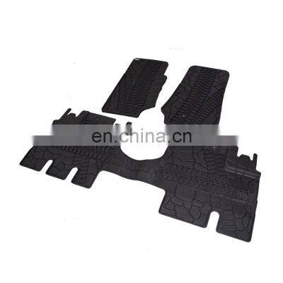 Auto Exterior Parts Accessories 4 Doors Car Floor Rubber Car Mat Offroad For Jeep Wrangler JK 2007-2017 photo-2