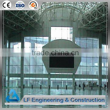 Preservative long span steel swimming pool roof