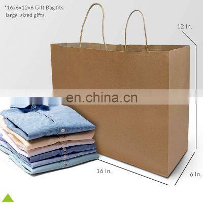 Wholesale Kraft Paper Bag Custom Logo Paper Bag White High Quality Cheaper Paper Bags photo-5