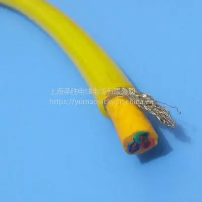 Polyurethane drag chain cable manufacturers, high flexible bending and torsion resistant double sheathed shielded manipulator cable, custom-made special wire