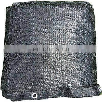 2022 hot sale  black  50%-90%  Sunblock Shade Cloth net with Grommets for Swimming Pool cover