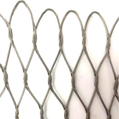 304 stainless steel rope net, balcony anti-falling safety net, plant climbing net, buckle rope mechanical protection steel wire net