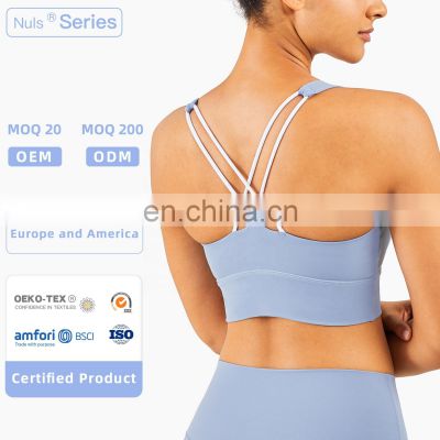 ECO Fashion High Impact XS-3XL Plus Size Sports Bra Adjustable Gym Bra For Women