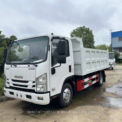 Isuzu 4 * 2 Dump Truck With a Load Capacity of 3-5 Tons