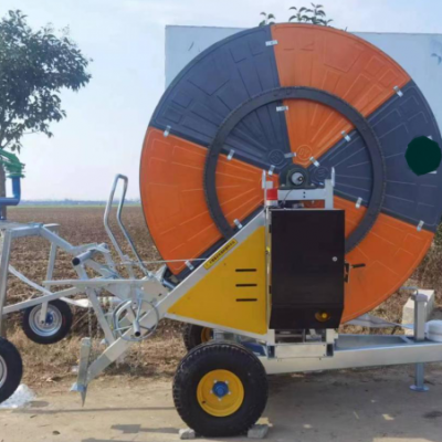 Agricultural Reel Hose Irrigation Machinery With Multi-sprinkler Truss Type photo-5