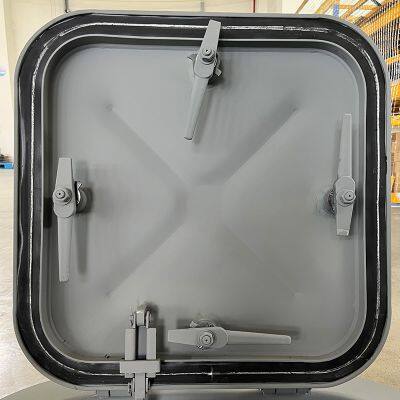 Steel Sunk Watertight Hatch Cover Light Weight Good Tightness Marine Boat Hatch Cover photo-2