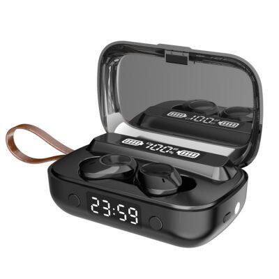 Fones de ouvido sem fio resistentes à água IPX7 TWS A13, estéreo HiFi, fones de ouvido esportivos sem fio 5.1 com toque, auscultadores com relógio e lanterninha