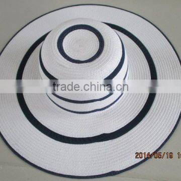 Ladies Beautiful Straw &paper Hat