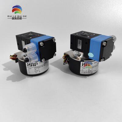 The brand-new HAP corrosion-resistant pump NT04395CZ-HA600, a miniature self-priming diaphragm vacuum pump, is used in inkjet printers.