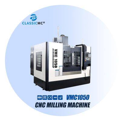 VMC1050 Small Education CNC Vertical Milling Machine With CNC Spindle and Cutter for Milling Processing
