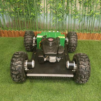 Remotely Controlled Wheel Weed Mower China Manufacturer, Factory Direct Sales Telecontrol Mower photo-3