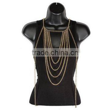 Layered Body Chain with Linked Chains Design