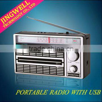 Manufacturer Hot Supply Cheap Portable Am/fm Radio with usb