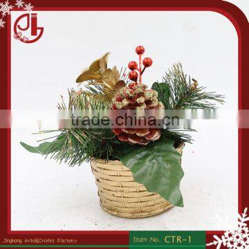 New Arrival Small Pine Placed In The Desktop Mini Christmas Tree Decoration