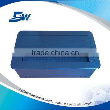 BW-T645 Multimedia Office Socket Outlet/Flip Cover Aluminum Desk Power Plug photo-6