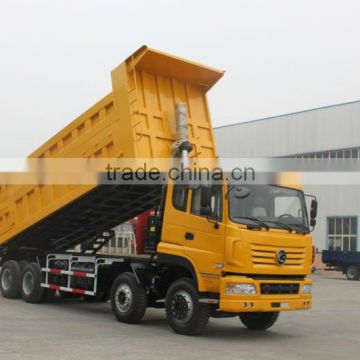 8x4 dump truck CL3310,15Mt payload,340HP,heavy dump truck,tipper,2 seats with one sleeper