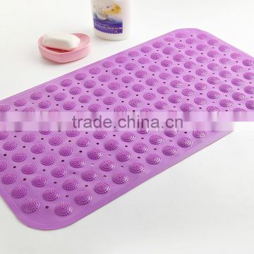 PVC cushion bath mat with suction cups