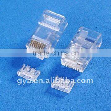 High performance Cat6 plug unshielded and shielded