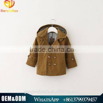 2016 European Style Children Clothes Boys Coat High Quality Autumn And Winter Kids Overcoat