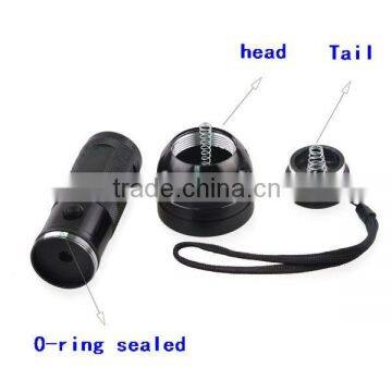 UV Flashlight YT-5351UV 147mm UV Flashlight With 390nm photo-3